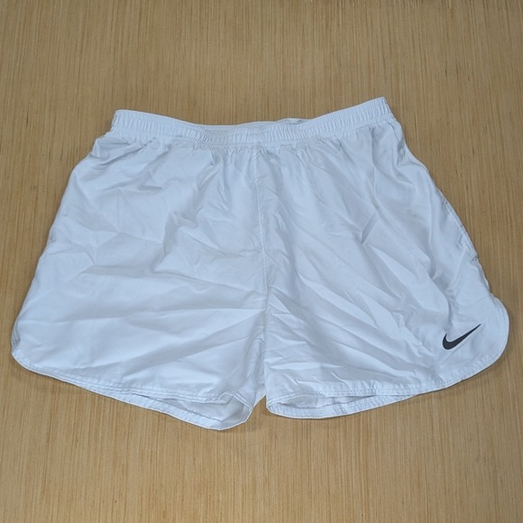 Nike Dri-FIT Slim Fit Running Shorts Women's Medium White Sportswear Gym - Picture 1 of 6